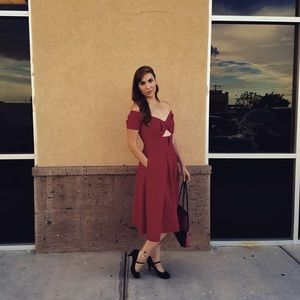 Tatyana Retro Rockabilly Red and Black Polka Dot Dress